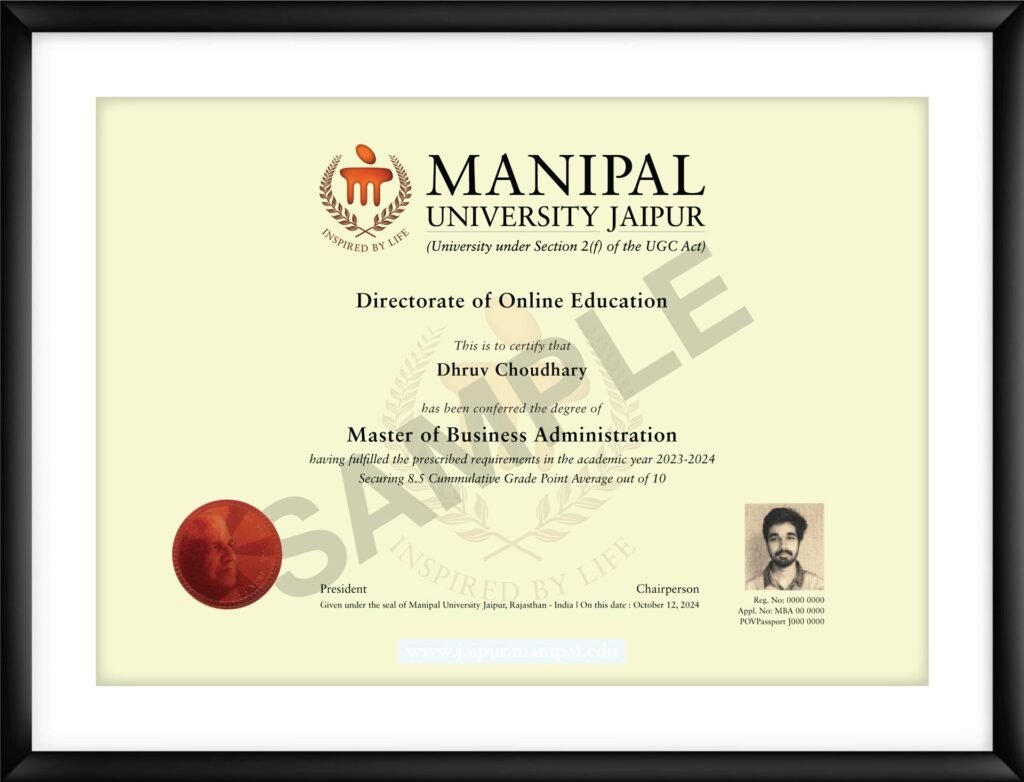 manipal degree