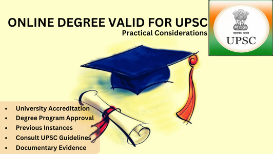 Online MBA Degree for UPSC Purpose