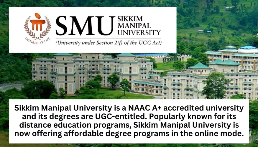 Master with Sikkim Manipal University