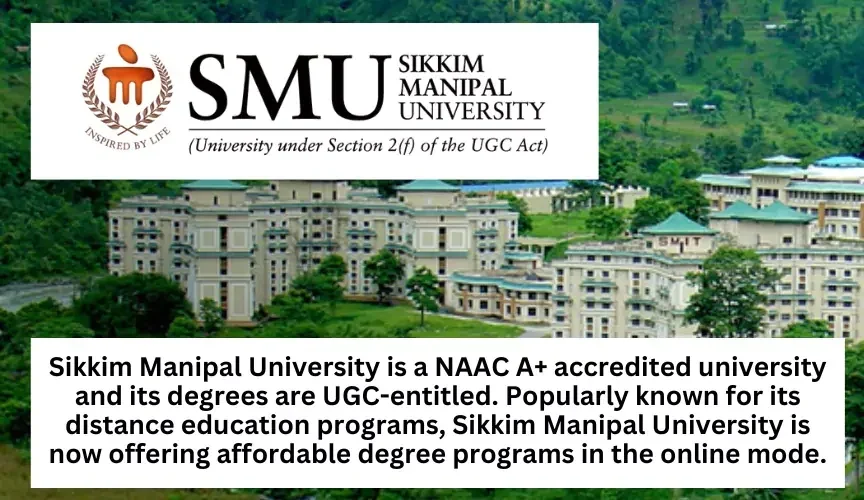 Master with Sikkim Manipal University