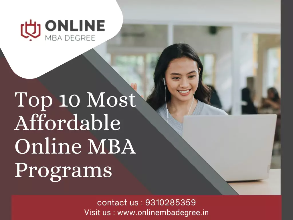 Top 10 Most Affordable Universities for Online MBA Programs