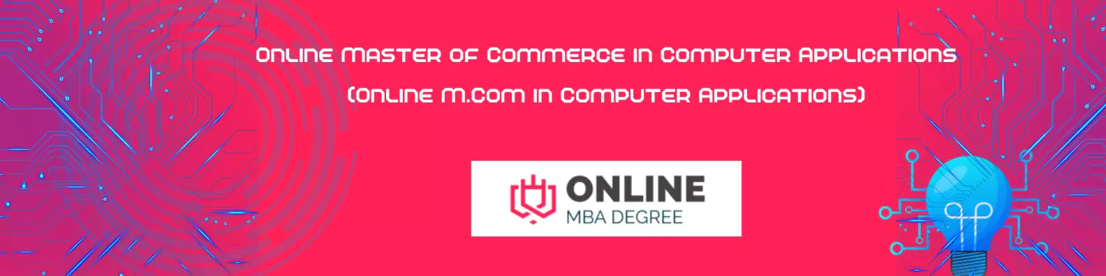 M.Com Degree in Computer Application