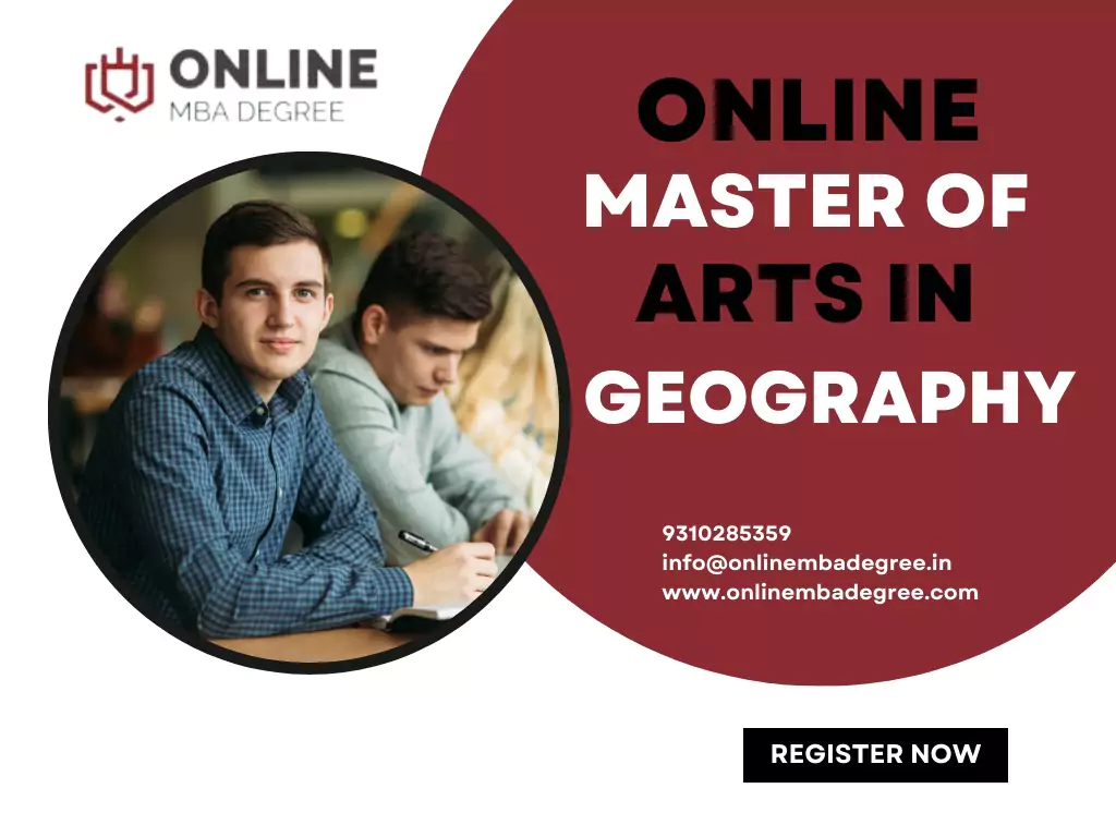 Online MA Geography | Master of Arts In Geography