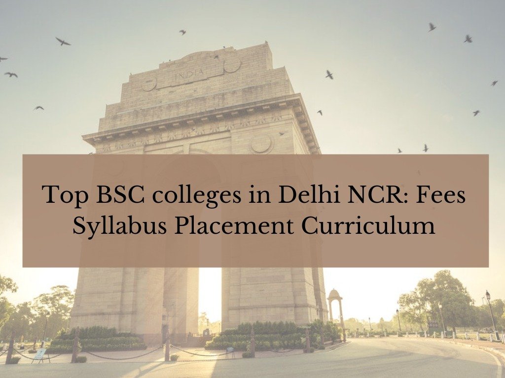Top BSC Colleges in Delhi NCR Fees Syllabus Placement Curriculums