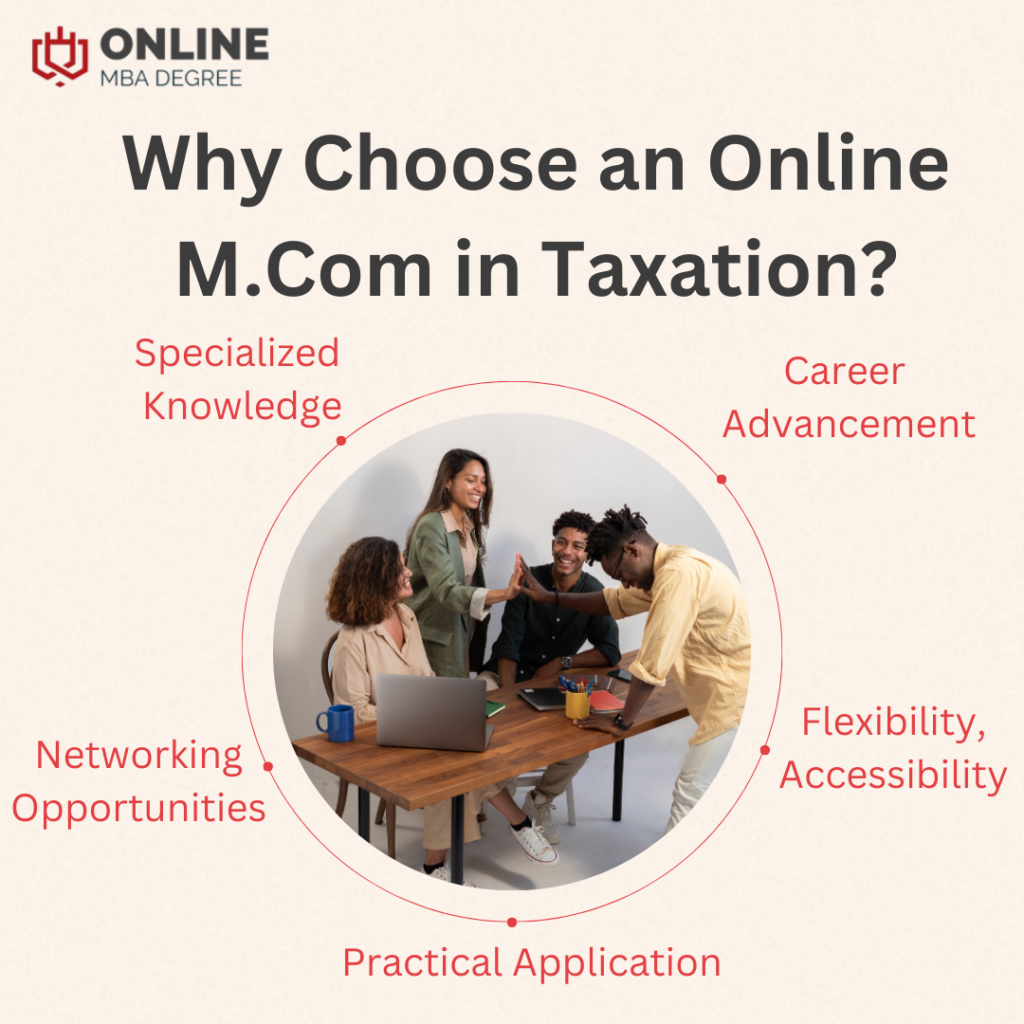 Why Choose an Online M.Com in Taxation