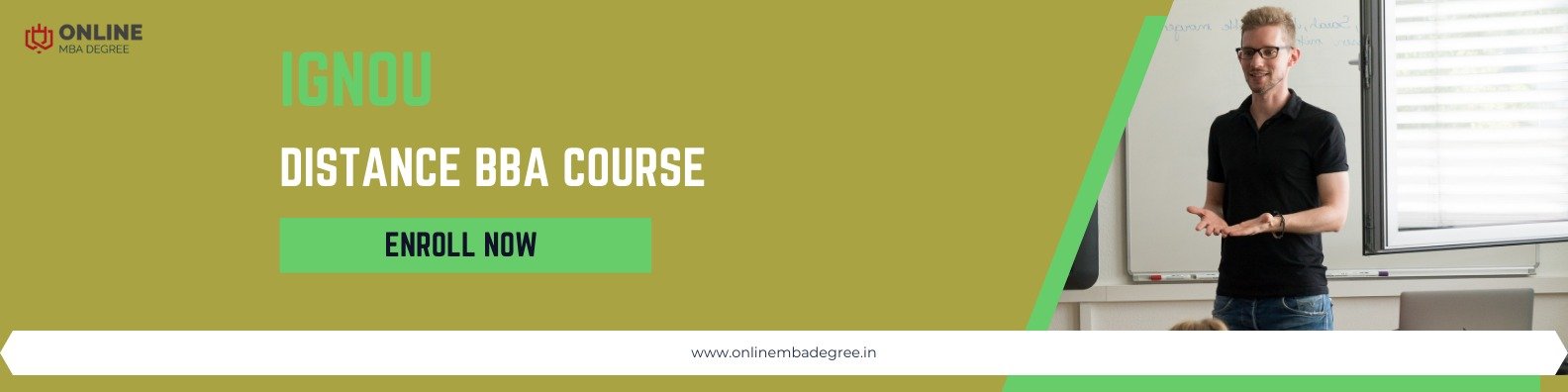 IGNOU Distance BBA Course Admission