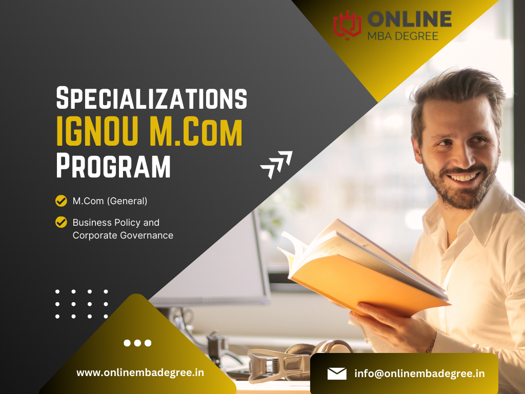 Specializations in IGNOU’s MCom Program